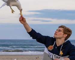 Nick has a soft corner in his heart towards animals and also loves to feed birds.